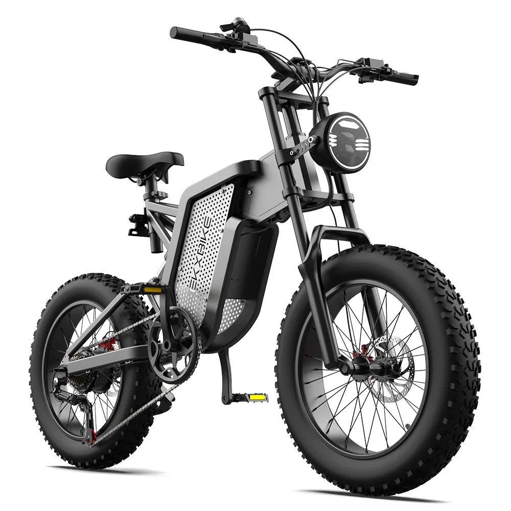 EKX X20 Electric Bike Mountain Moped Ebike 20 Inch Fat Tire 2000W 48V 35AH