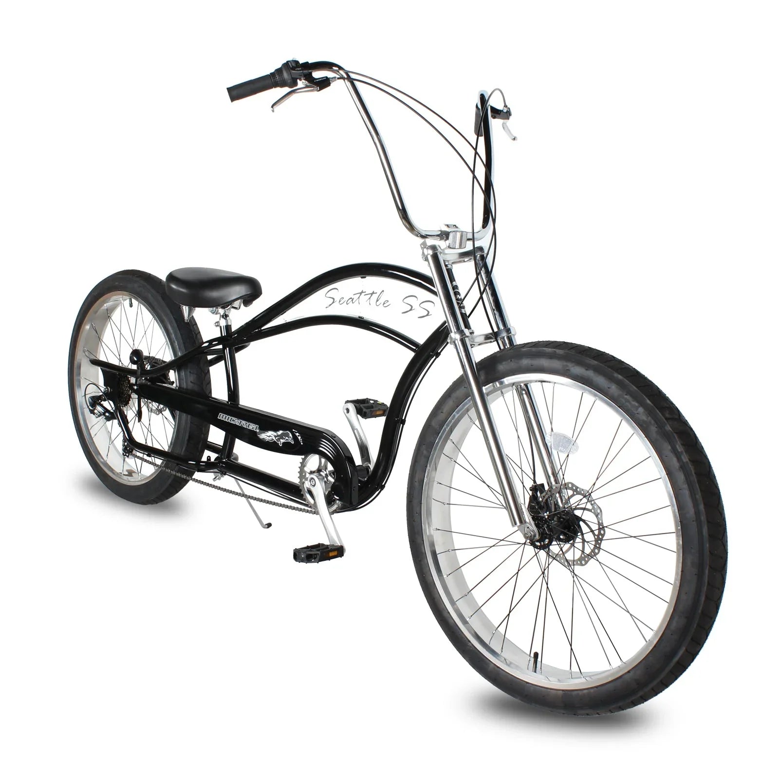 Micargi Seattle SS 7sp 26" Beach Chopper Cruiser Bike