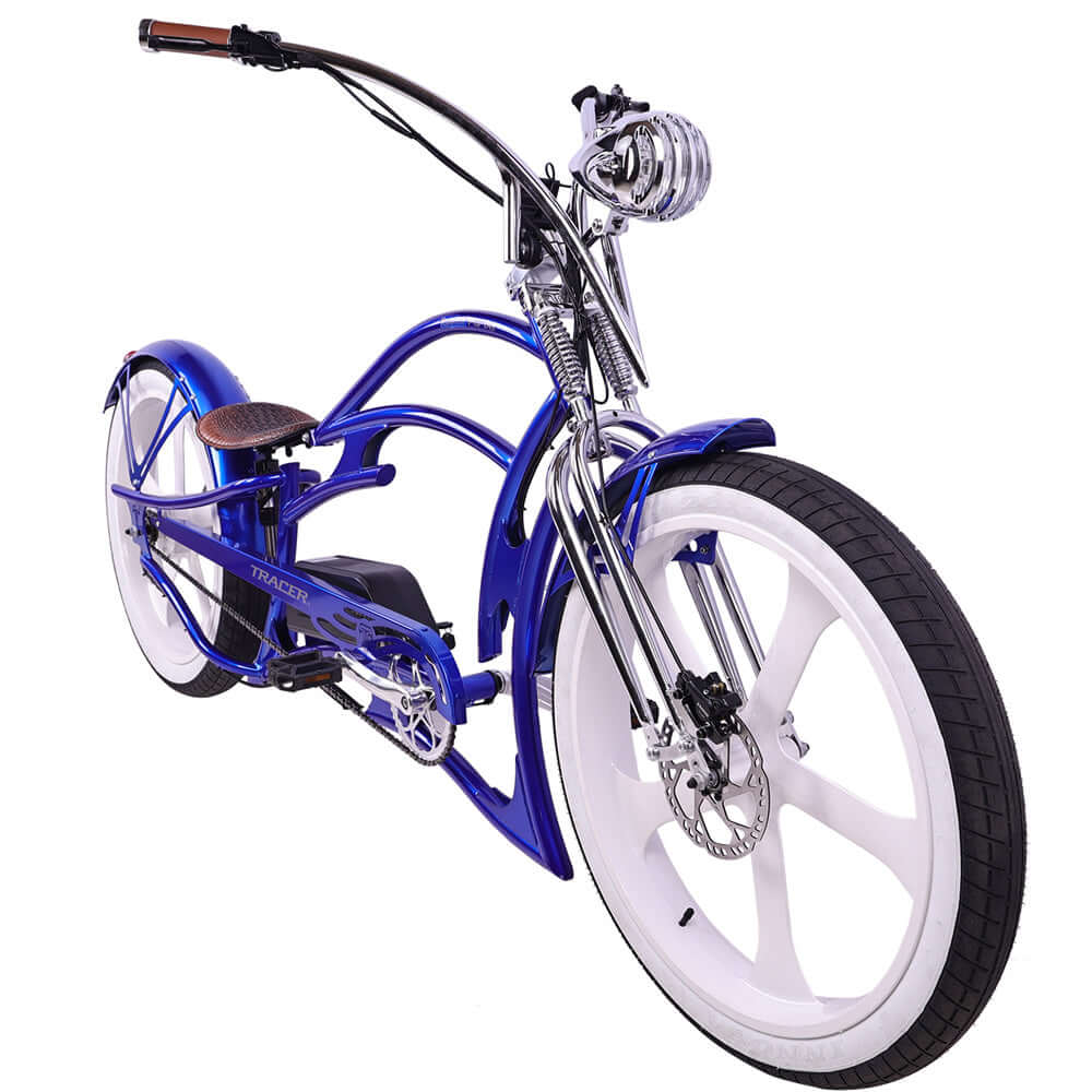 Tracer Raptor Pro DS 800W Stretch Cruiser Ebike *PREORDER*
