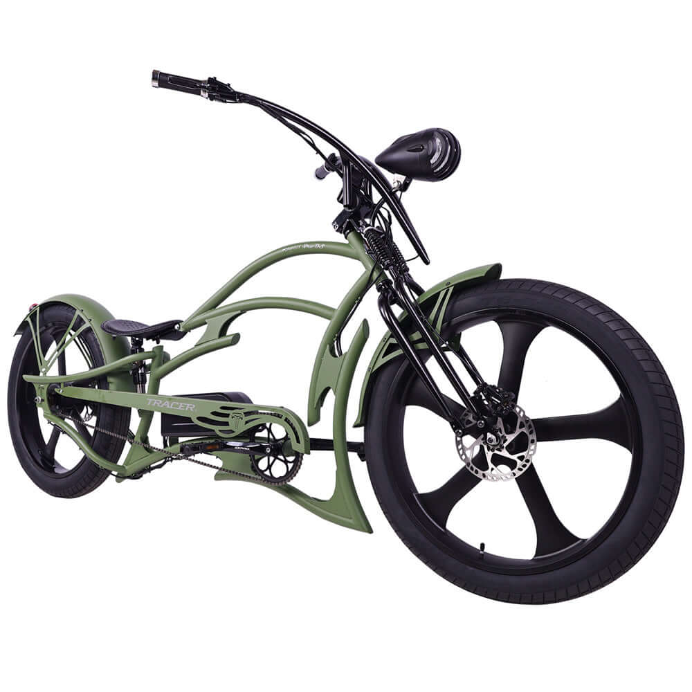 Tracer Raptor Pro DS 800W Stretch Cruiser Ebike *PREORDER*