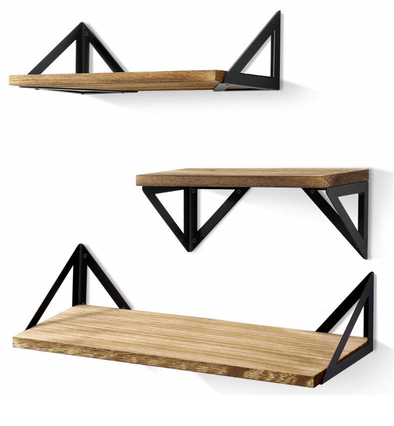 Floating Shelf Bracket Mount, Rustic Wood Wall Mount Shelf  For Bedroom