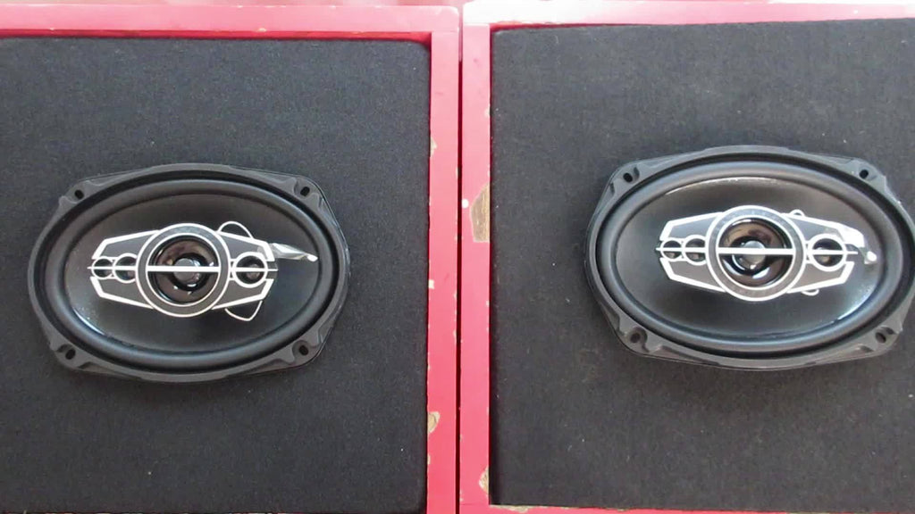 6 X 9 Coaxial Audio Speakers (Pair) 5-way 1000W Peak 4 Ohm Coaxial Tweeters Door Speakers