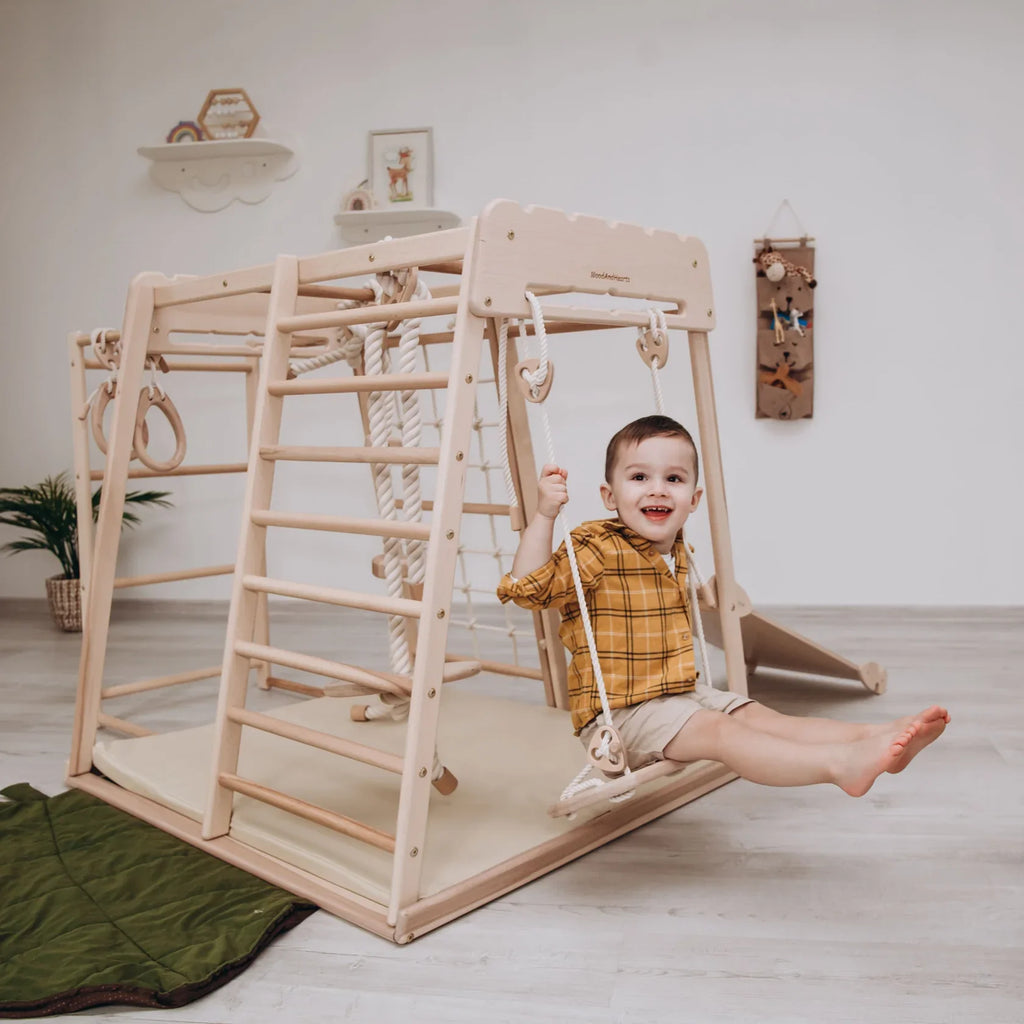 Indoor Jungle Gym by Wood and Hearts