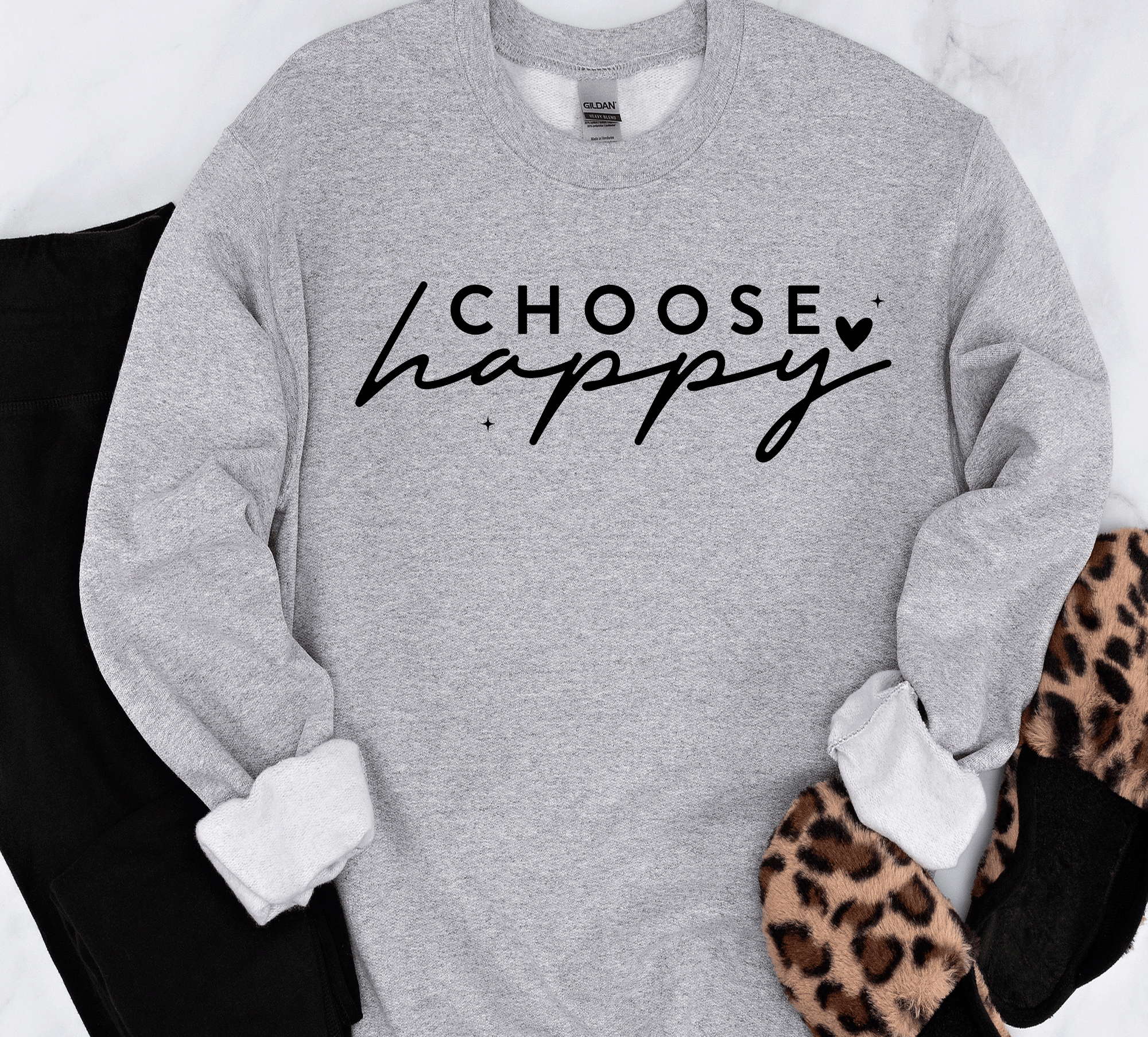Choose Happy Sweatshirt, Choose Happy t shirt , Positive Vibes Sweatshirt, Inspiring Gift, Back to School Sweatshirt, Gifts for Women