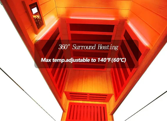 Wizzisauna SR01 1 Person Red Cedar Far Infrared Sauna *Pre-Order*