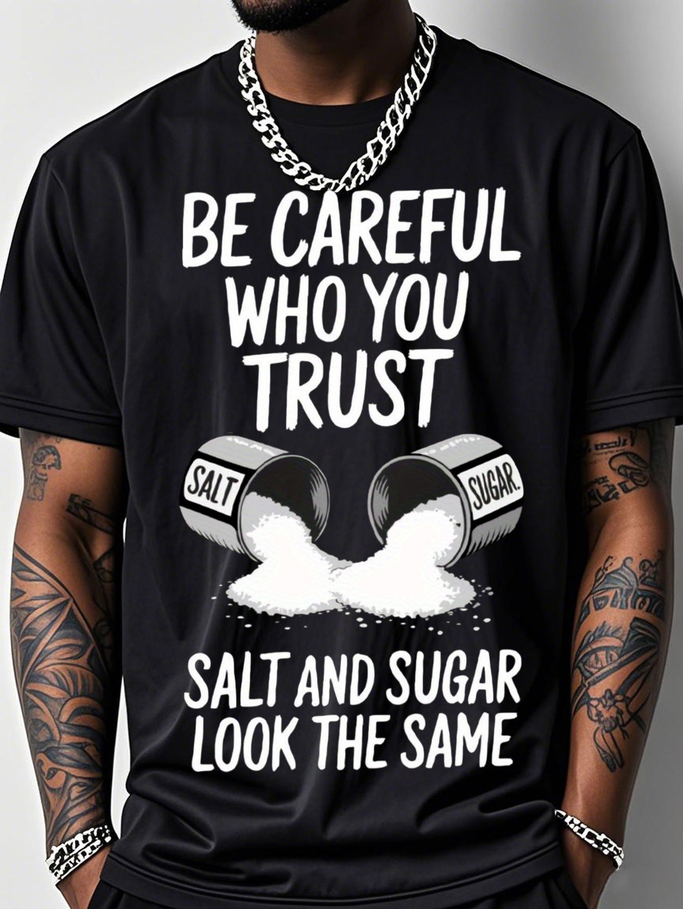 "BE CAREFUL WHO YOU TRUST" Cotton T-Shirt