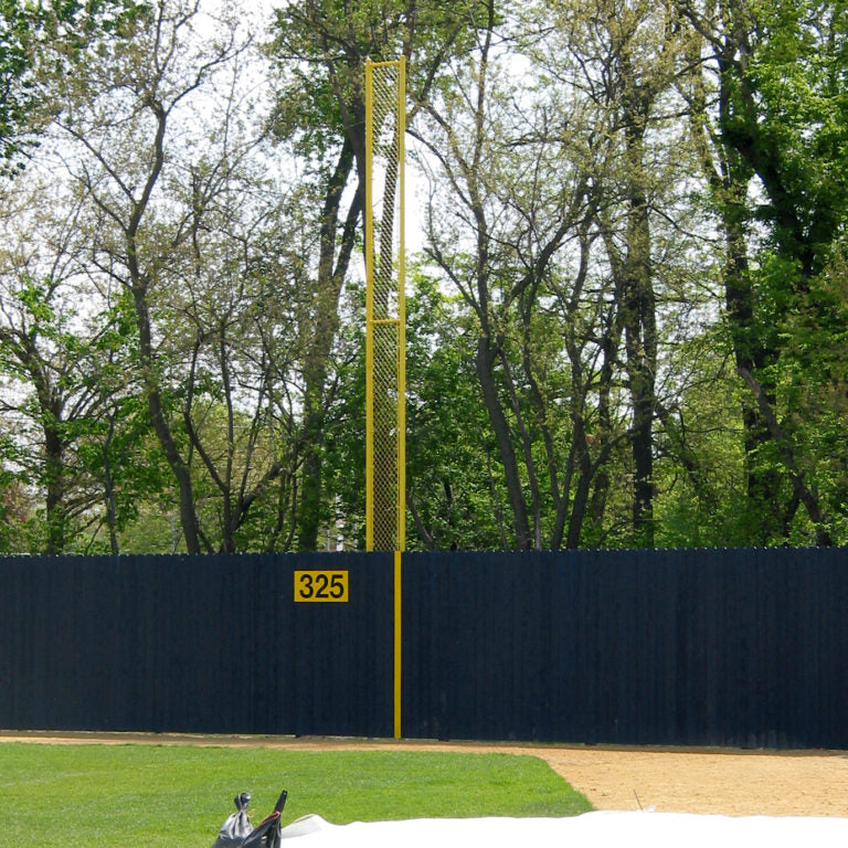 Heavy Duty Baseball Foul Poles - Heavy Duty Powder Coated Steel