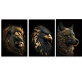 Art Poster Lion Animal Painting Core Canvas Painting Living Room Decorative Painting