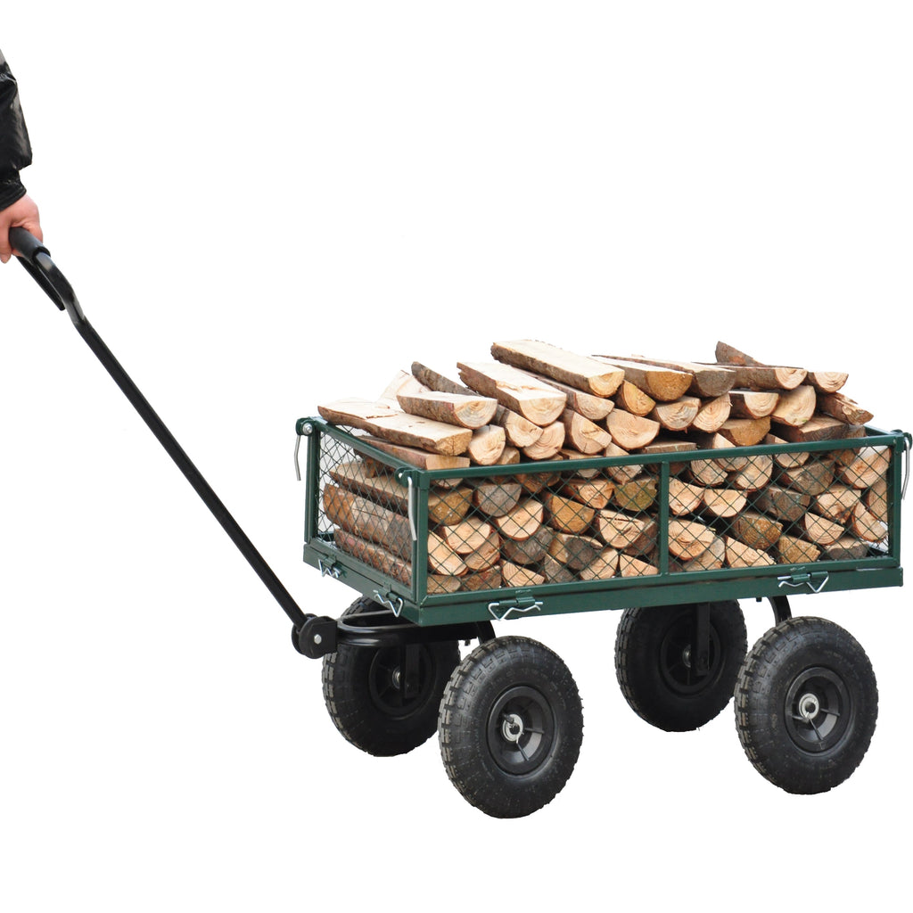 Wagon Cart Garden Cart Trucks in Green