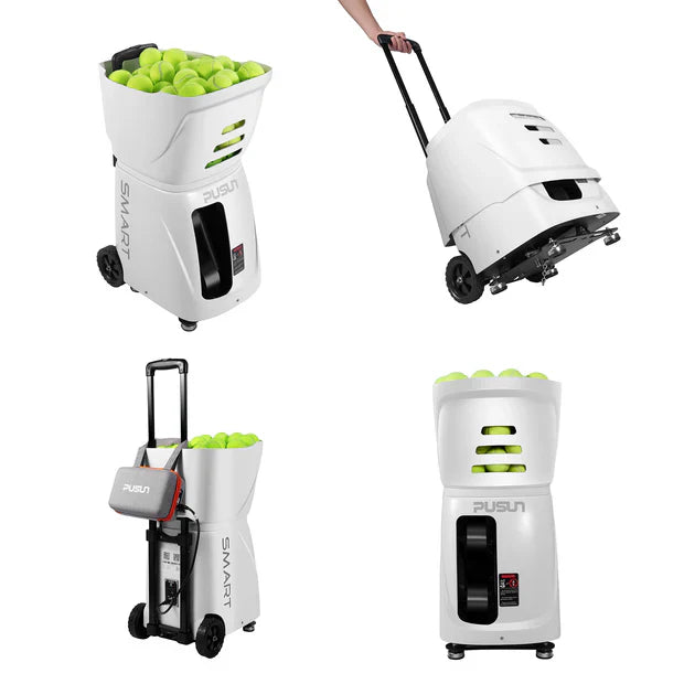 PUSUN Smart Tennis Ball Machine With AI Smart Drills & Triple Control