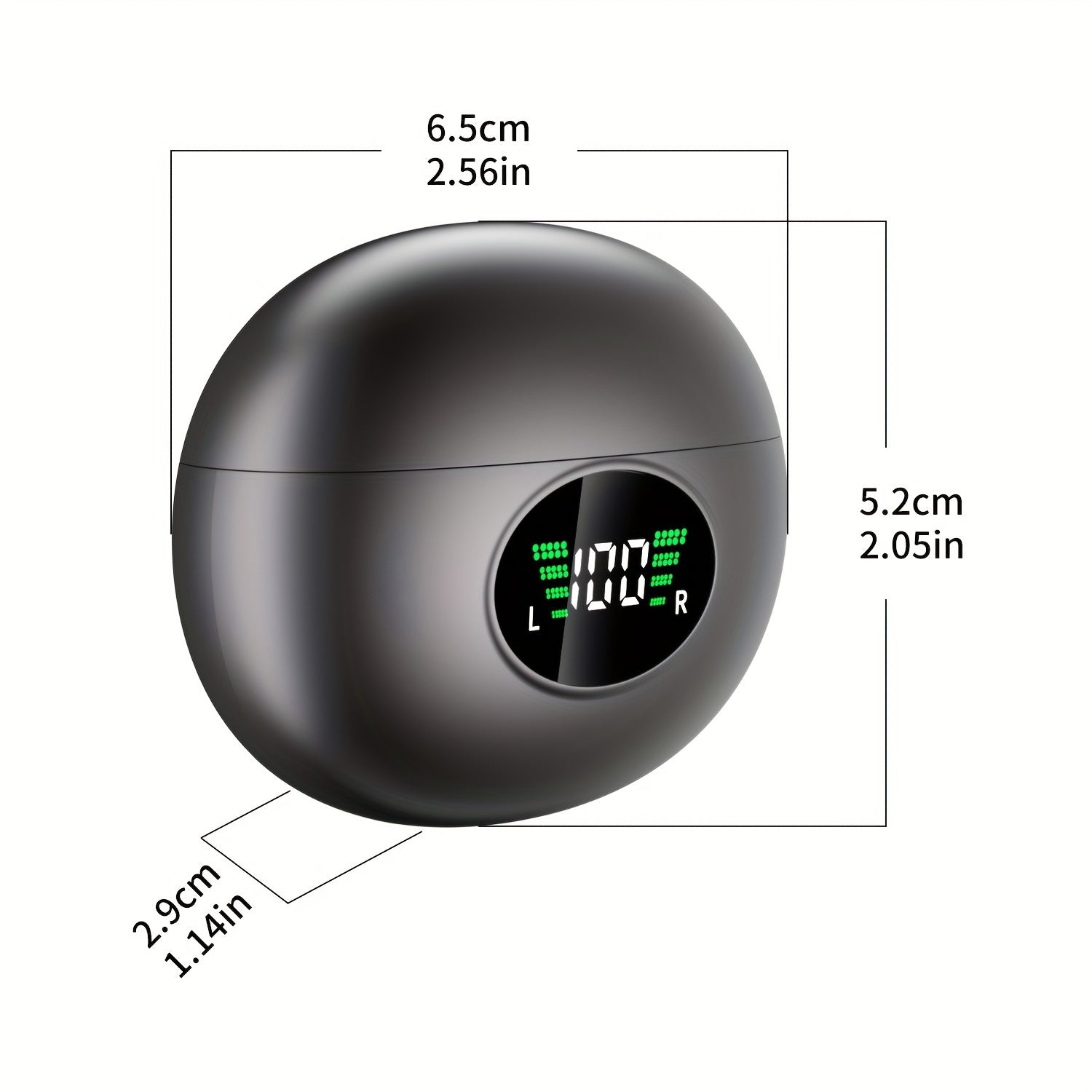 Bluetooth Earphones, Bluetooth Earbuds, In Ear Earphones, Wireless Earphones, with LED Power Display Charging Case, Bluetooth 5.4 Earphones, True Wireless Bluetooth Earphones, Playback Time Of 40 Hours, Wireless Noise Cancell