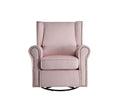 Tamaki Glider Chair With Swivel - Pink