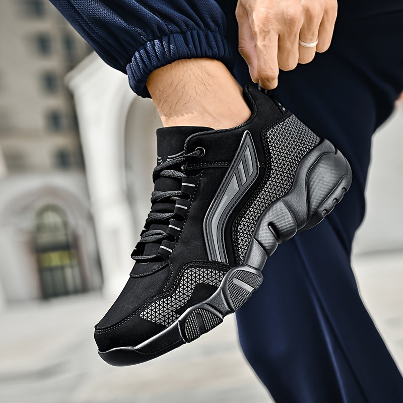 Lace-Up Thick Cushion Insole Men's Sneakers