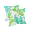 2 Pack Outdoor Throw Pillows, Waterproof & Fade-Resistant (18x18 Inch)