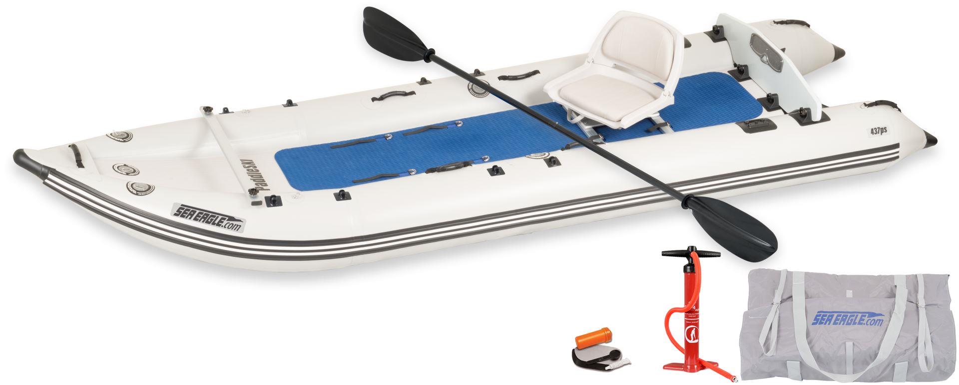 Sea Eagle 437ps Paddleski Inflatable Catamaran Boat