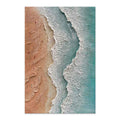 Handmade 3D Textured Acrylic Design Seaside Beach Vacation Landscape Canvas Oil Painting Wall Decor Art Unframed Wall Picture Crafts Hot Selling Pieces