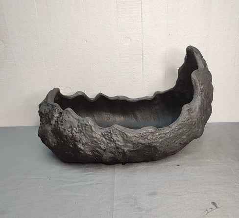Purple Sand Shaped Flowerpot Living Room Moon Bonsai Modeling