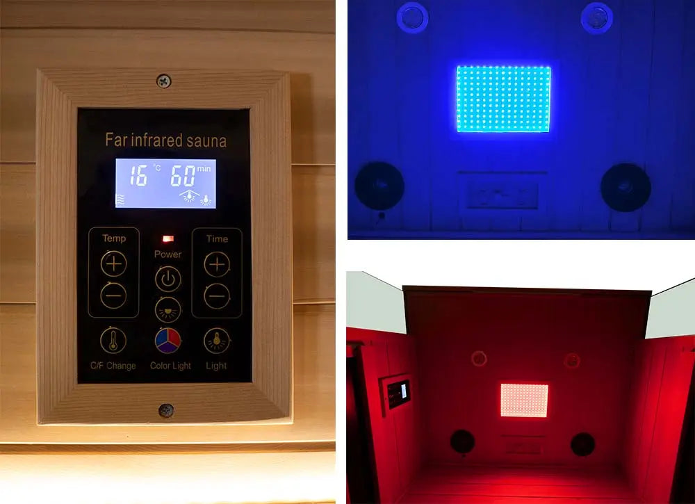 Wizzisauna SR02 2 Person Red Cedar Far Infrared Sauna **Pre-Order**
