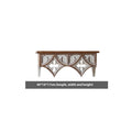 Pastoral Style Bed & Breakfast Flower Shelf Background Wall Decoration Shelf