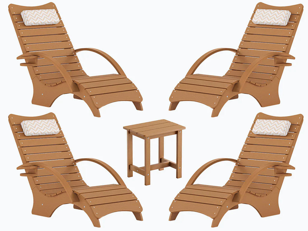 AquaCurve™ AquaWave In-Pool Lounge Chair with Armrests & Cup Holder for Tanning Ledge and Sun Shelf
