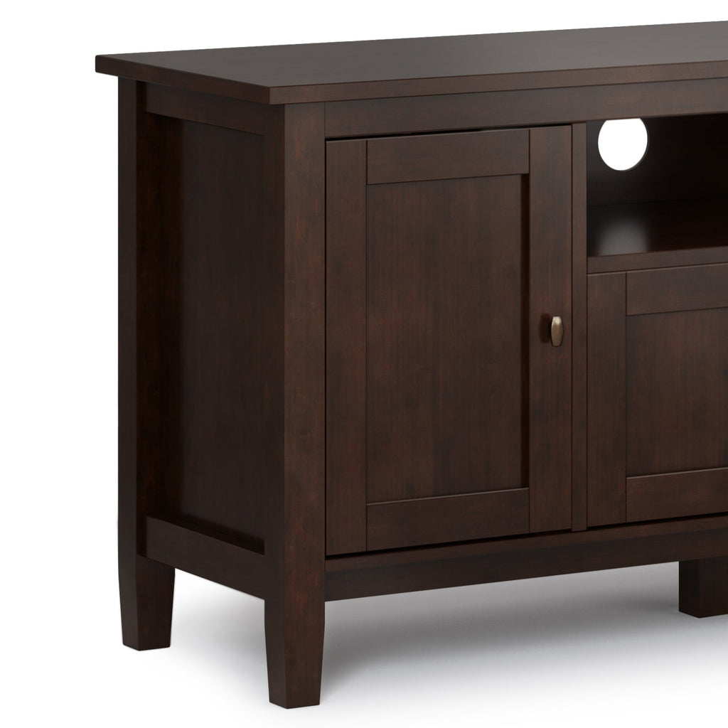 Warm Shaker 72" TV Media Stand - Russet Brown