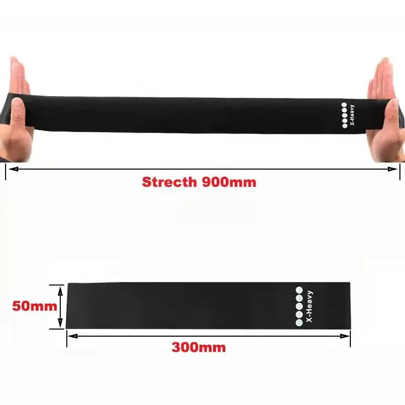 5 Level Yoga strap Crossfit Resistance Bands Portable Fitness Workout Equipment Training Gum Exercise Women Sports Ring Gym