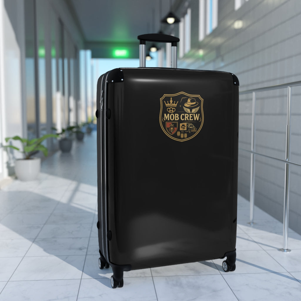 Mob Crew Large Luggage, Stylish Fun Luggage Perfect for Vacations Travel Suitcase Modern Carry-On