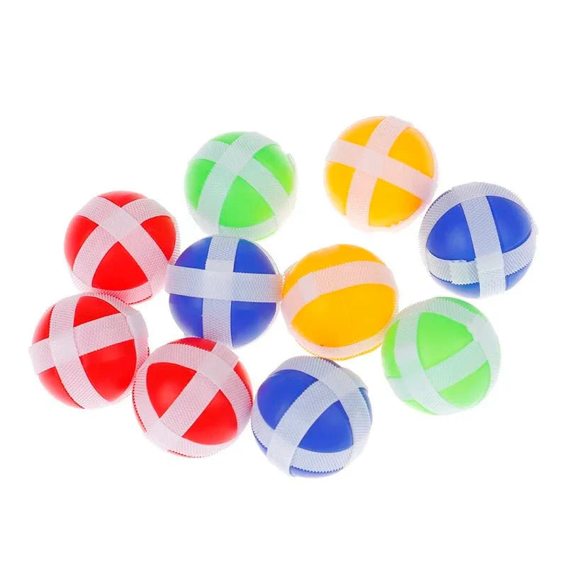 5/10 PCS sports games dart board target shooting target ball toy Outdoor toy Sticky ball random color