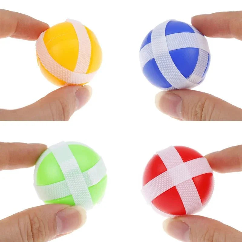 5/10 PCS sports games dart board target shooting target ball toy Outdoor toy Sticky ball random color
