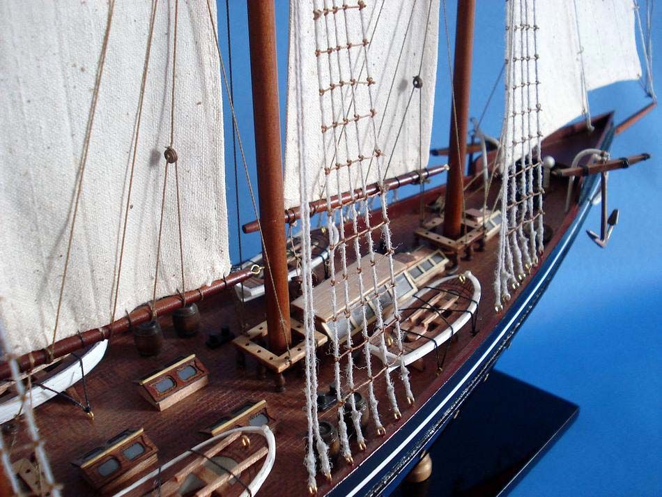 Wooden Atlantic Limited Model Sailboat 32""