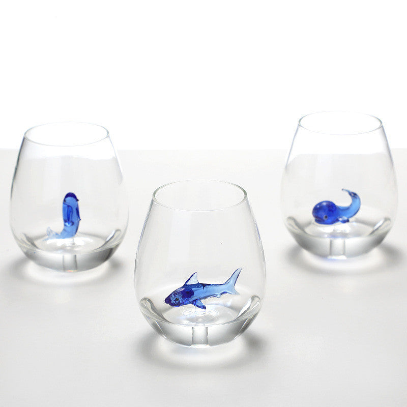 Creative Three-dimensional Animal And Plant Shape Milk Juice Glass Cup