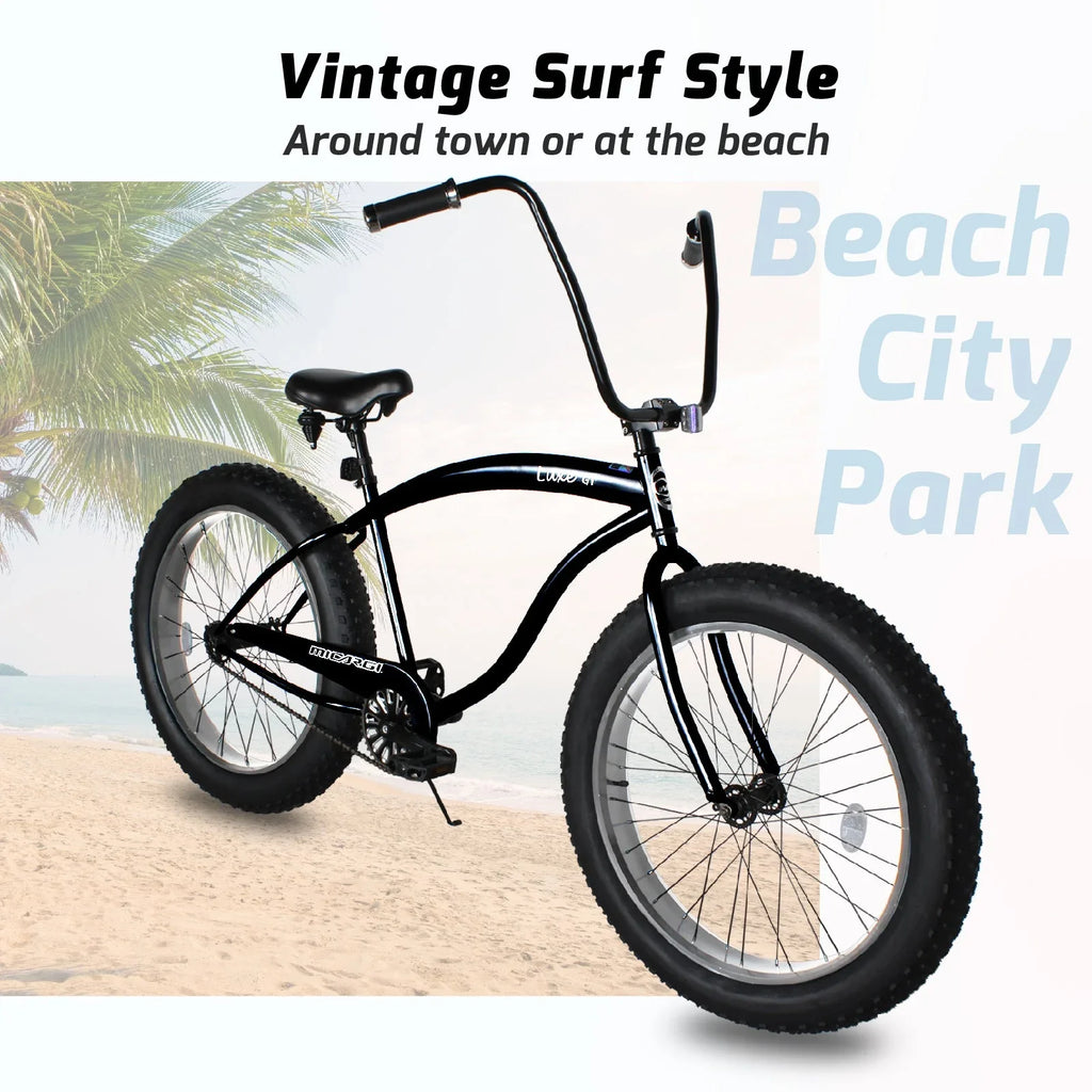 Micargi Luxe GT 26" Beach Cruiser Bike