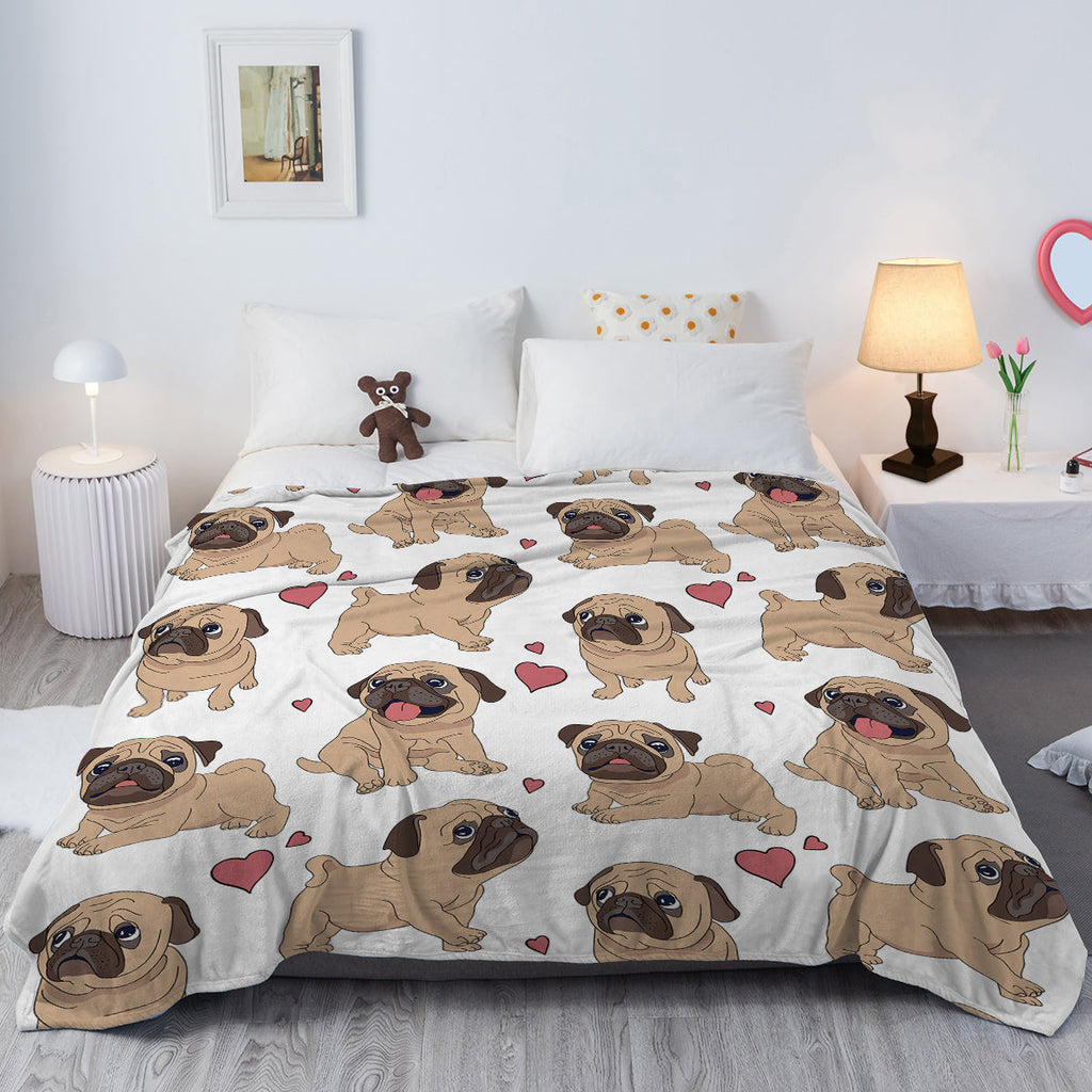 1pc Cute Khabba Dog Cute And Fun Pattern Soft Printed Flannel Sofa Blanket Comfortable And Warm Home Use Suitable For Bed Sofa Camping And Multi Scene Seasonal Use