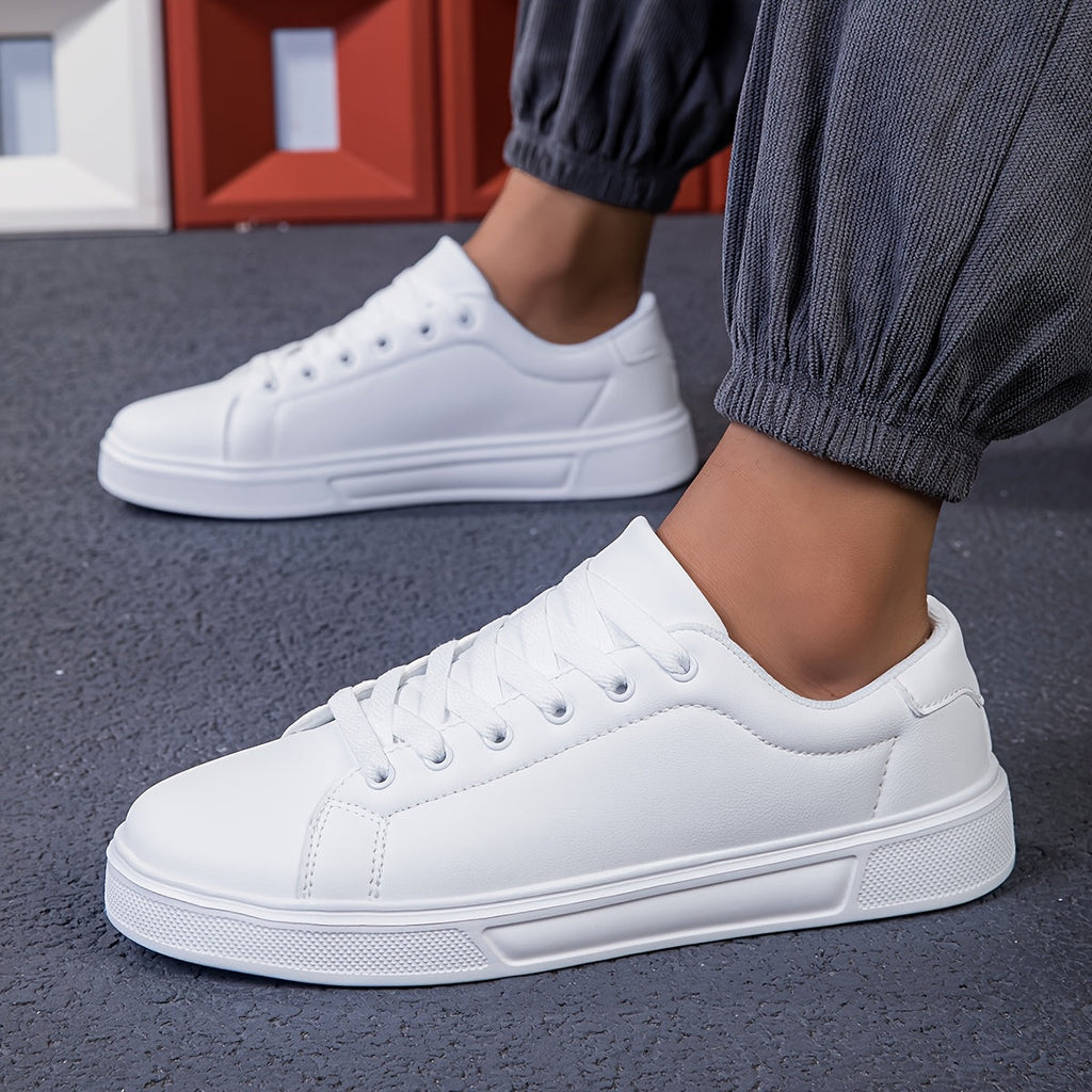 Trendy Casual Footwear for Men: New Breathable White sneakers for Spring 2025