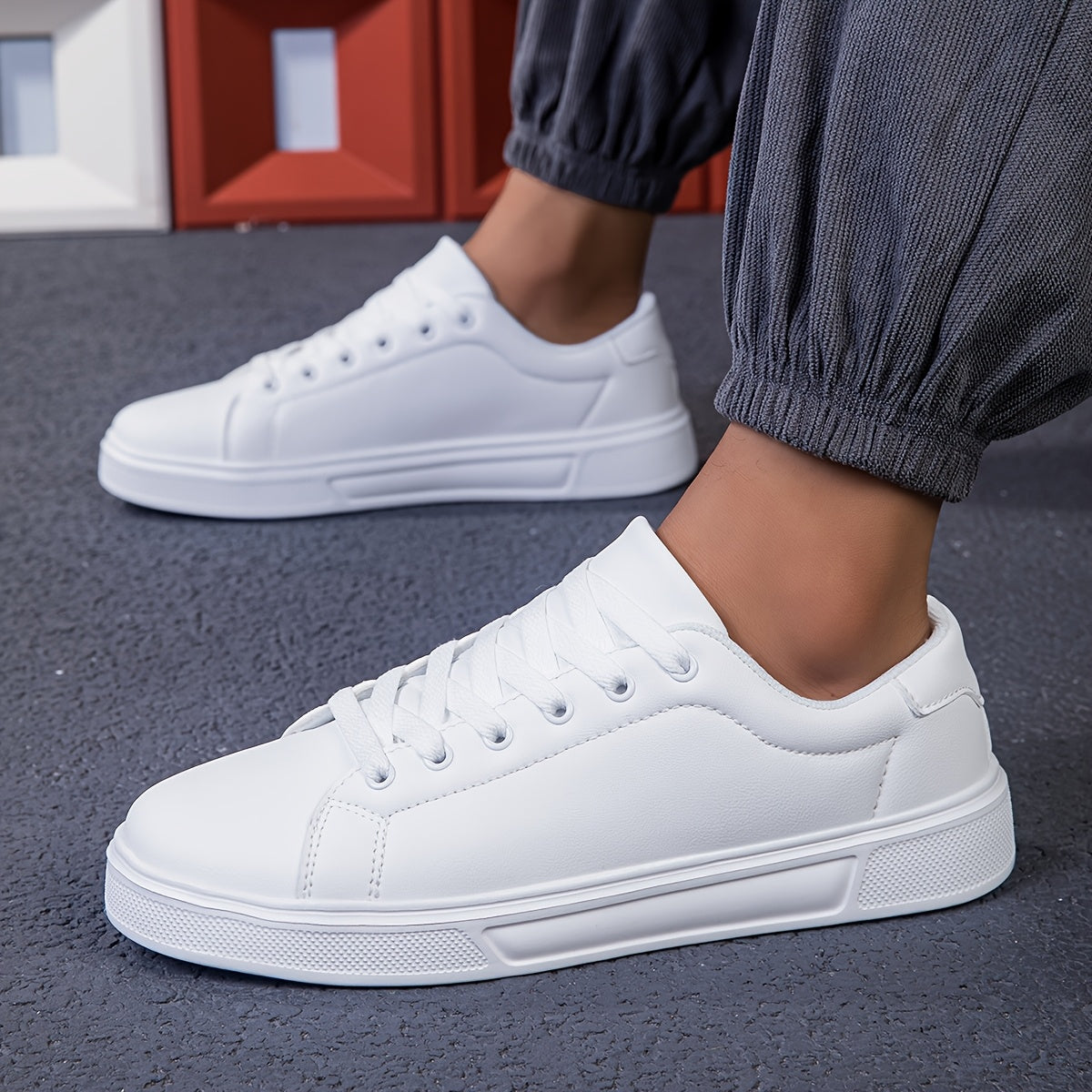 Trendy Casual Footwear for Men: New Breathable White sneakers for Spring 2025