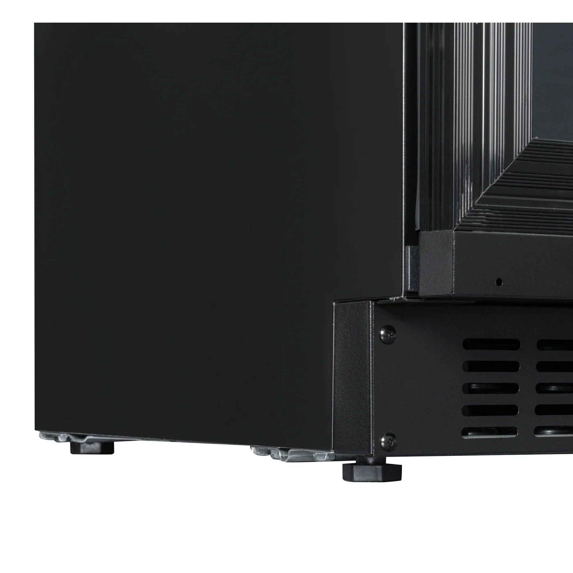 KoolMore Reserve 24 in. Under-Counter Panel Ready Dual Zone Built-in Wine Cooler and 45 Bottle Capacity in Black