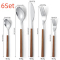 Stainless Steel Cutlery With Wooden Handle