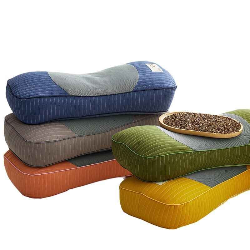 Simple Home Cotton Hard Shell Buckwheat Pillow