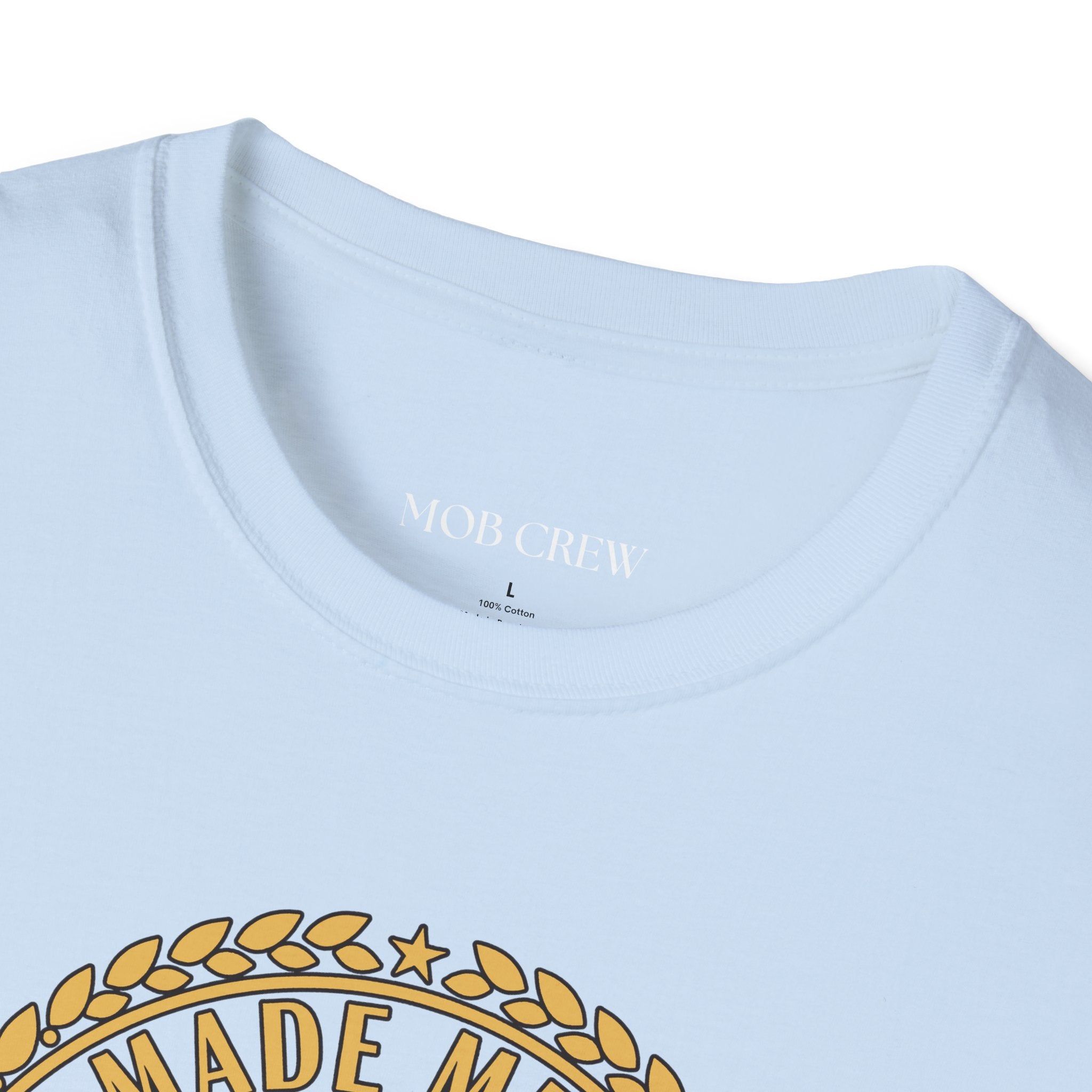 Mob Crew Made Men Drink Mob Crew Coffee T-Shirt - Perfect for Coffee Lovers