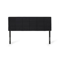 Marakesh Contemporary Fabric Upholstered King / California King Headboard - Black