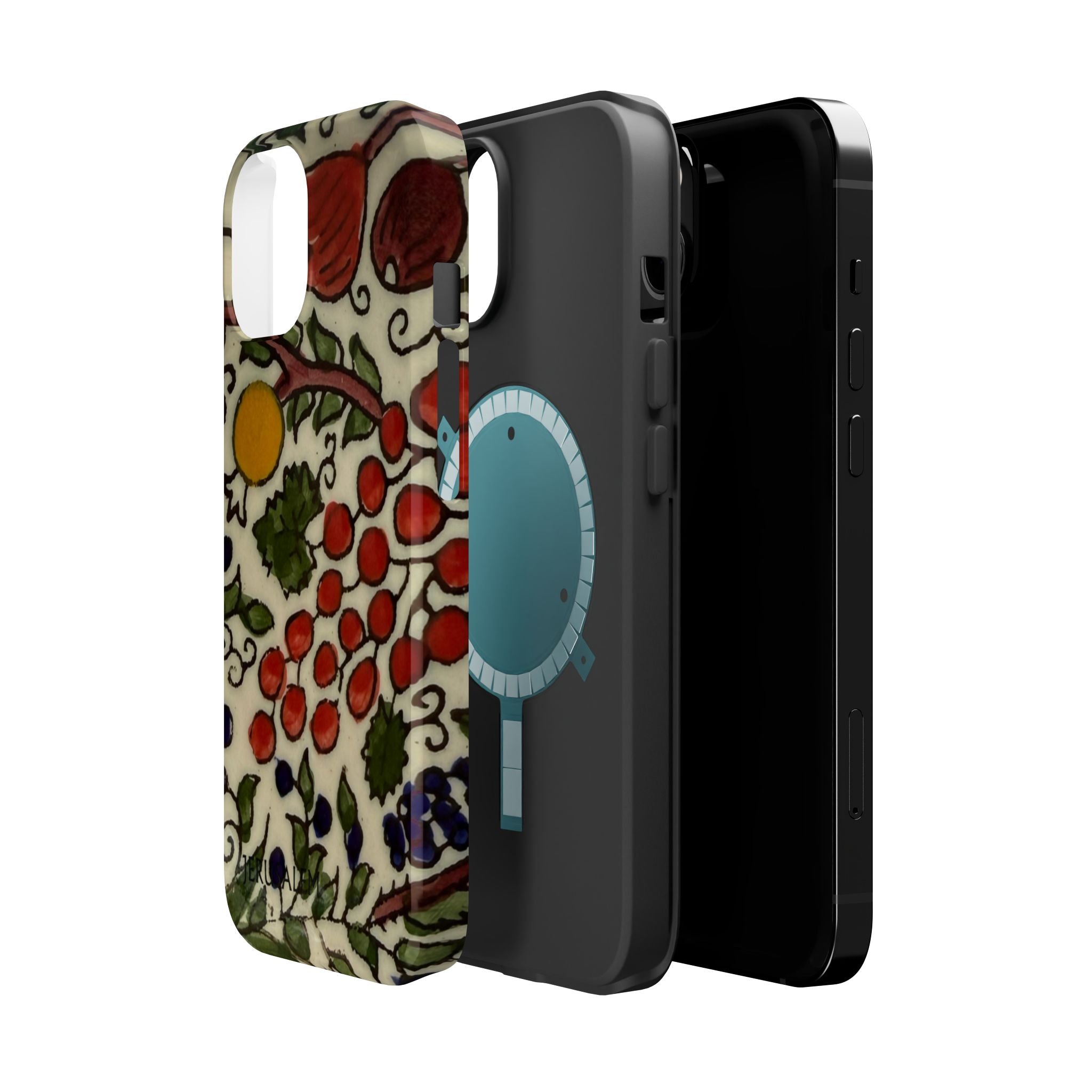 Jerusalem City Fruits Design Iphone Magnetic Tough Case