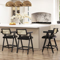 25.5" The Milano Ascensore™ Bar Stools — Set of Three
