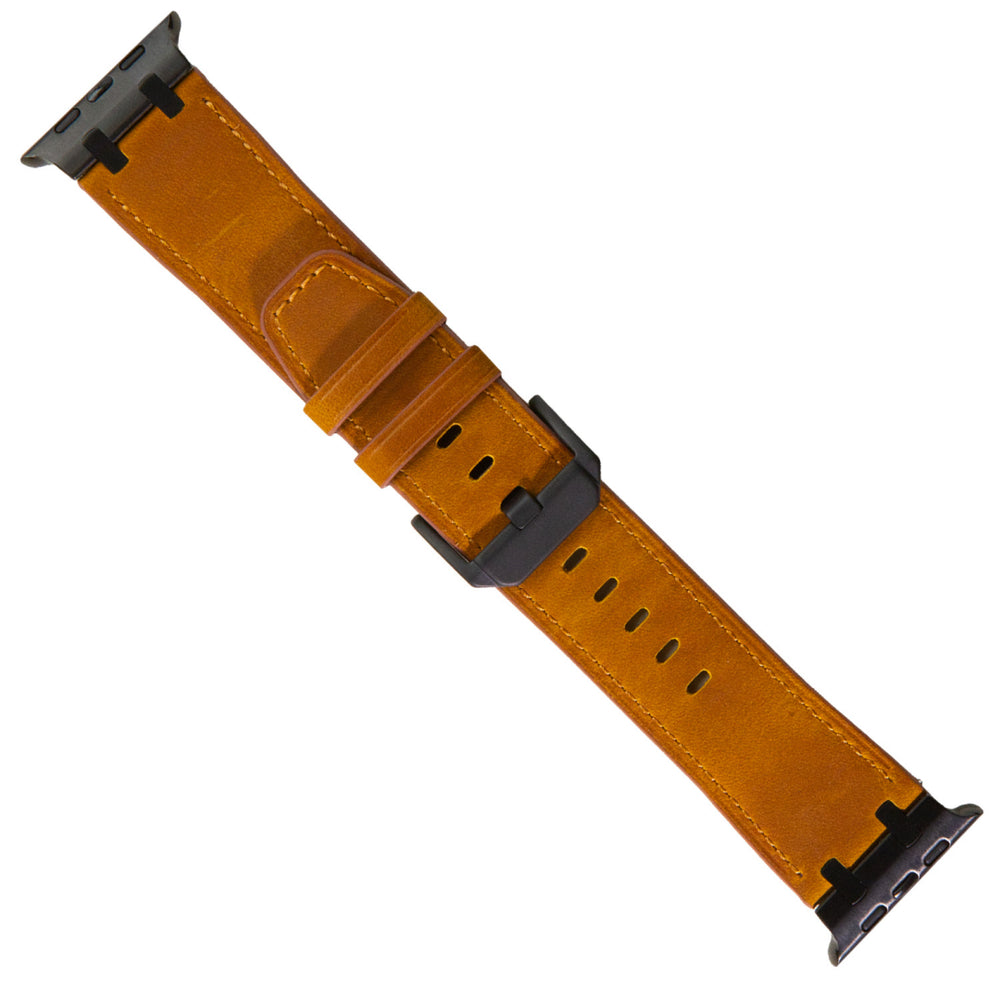 Premium AP Leather Band for Apple Watch - Vintage Design