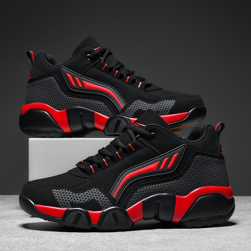 Lace-Up Thick Cushion Insole Men's Sneakers