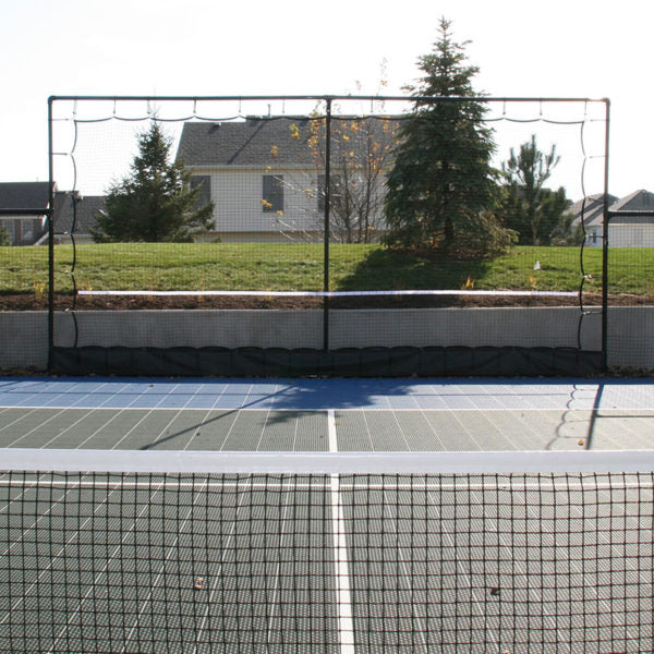 Tennis Court Rebounder with Net and Frame | 10' W or 20' W