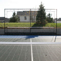 Tennis Court Rebounder with Net and Frame | 10' W or 20' W