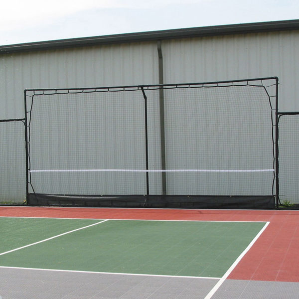 Tennis Court Rebounder with Net and Frame | 10' W or 20' W
