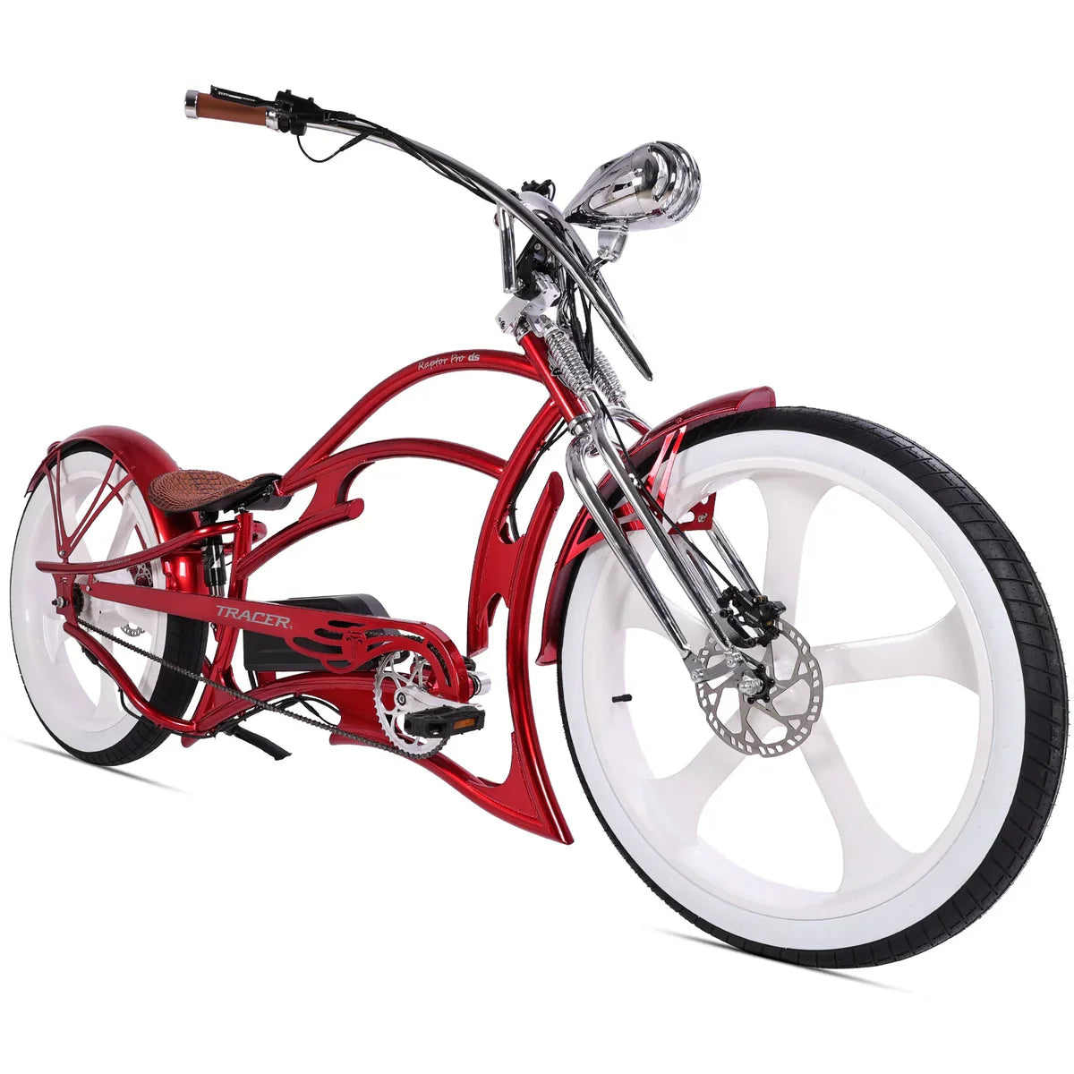 Tracer Raptor Pro DS 800W Stretch Cruiser Ebike *PREORDER*