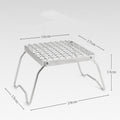 Outdoor Picnic With Folding Barbecue Grill