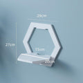 Wall-mounted Punch-free Wall Shelf Bathroom Corner Partition Kitchen